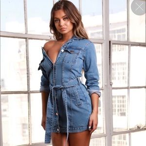 NWT denim dress